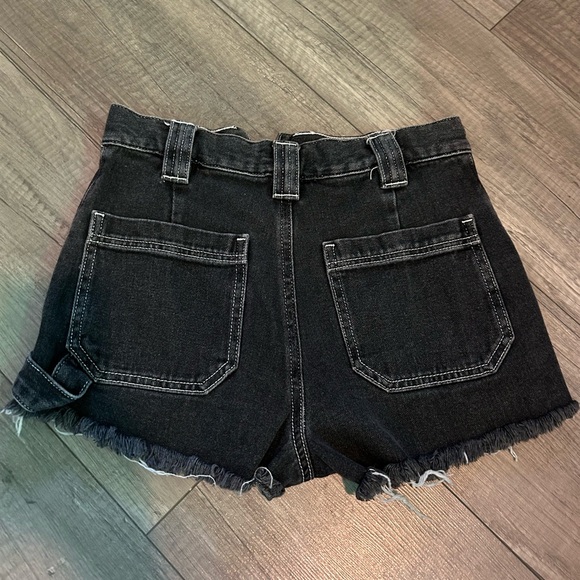black denim shorts - Picture 2 of 3